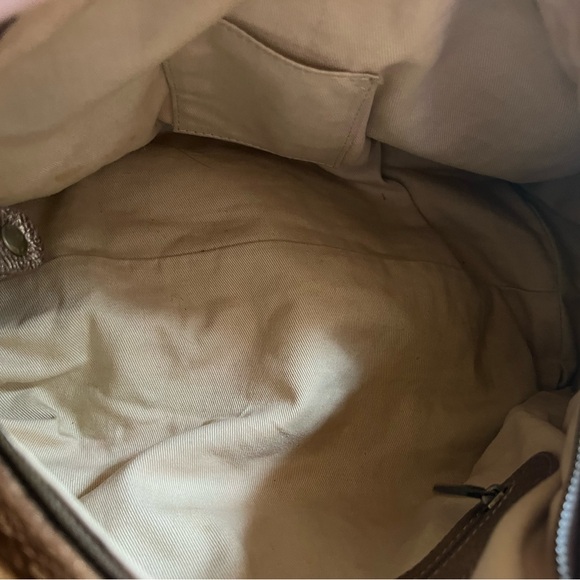 ✨✨CHLOE Metallic Gold Leather Silverado Bag Pewter Shade - Picture 9 of 14